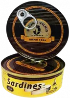 Крупная сардина нарезанная в масле-Photoroom