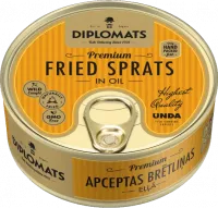 Жареные шпроты в масле (премиум-класса) 160 г