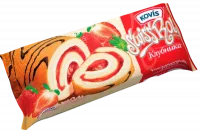 Рулет с начинкой из ванильно-клубничного крема Kovis-Photoroom