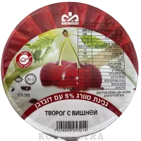 גבינת קוטג' עם דובדבן, 5%, יד מרדכי