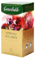 Черный чай Spring Melody в пакетиках, Greenfield-Photoroom