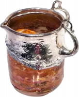 Natilatnitsa made of glass coated with 925 sterling silver