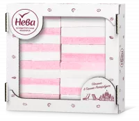 4607037434523 «Пастила «Бело-розовая» ароматизированная» (450 г, по 6 шт., ТЗ НЕВА) (1)