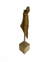 Olive tree mezuzah case Small Shofar