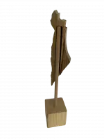 Olive tree mezuzah case Small Shofar_1