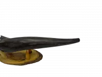 Shofar with the flag of Israel_2