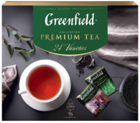 Подарочный набор 96 пакетиков, 24 вида чая, Greenfield-Photoroom