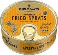 Жареные шпроты в масле (премиум-класса) 160 г