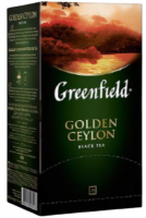 Чёрный чай  Golden Ceylon в пакетиках, Greenfield-Photoroom