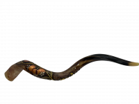 Shofar with wheat ears and pomegranates_1