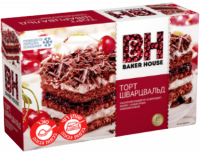 Торт бисквитный  «Шварцвальд» Baker House-Photoroom