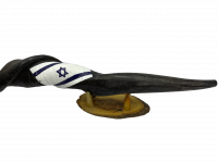 Shofar with the flag of Israel