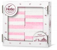 4607037434523 «Пастила «Бело-розовая» ароматизированная» (450 г, по 6 шт., ТЗ НЕВА) (1)