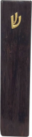 Mezuzah made of fine black wenge wood, special, luxurious, for connoisseurs