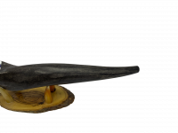 Shofar with the flag of Israel_2