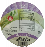 Сметана деревенская, 15% -Photoroom