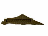 Mezuzah case made of brown crocodile leather_2